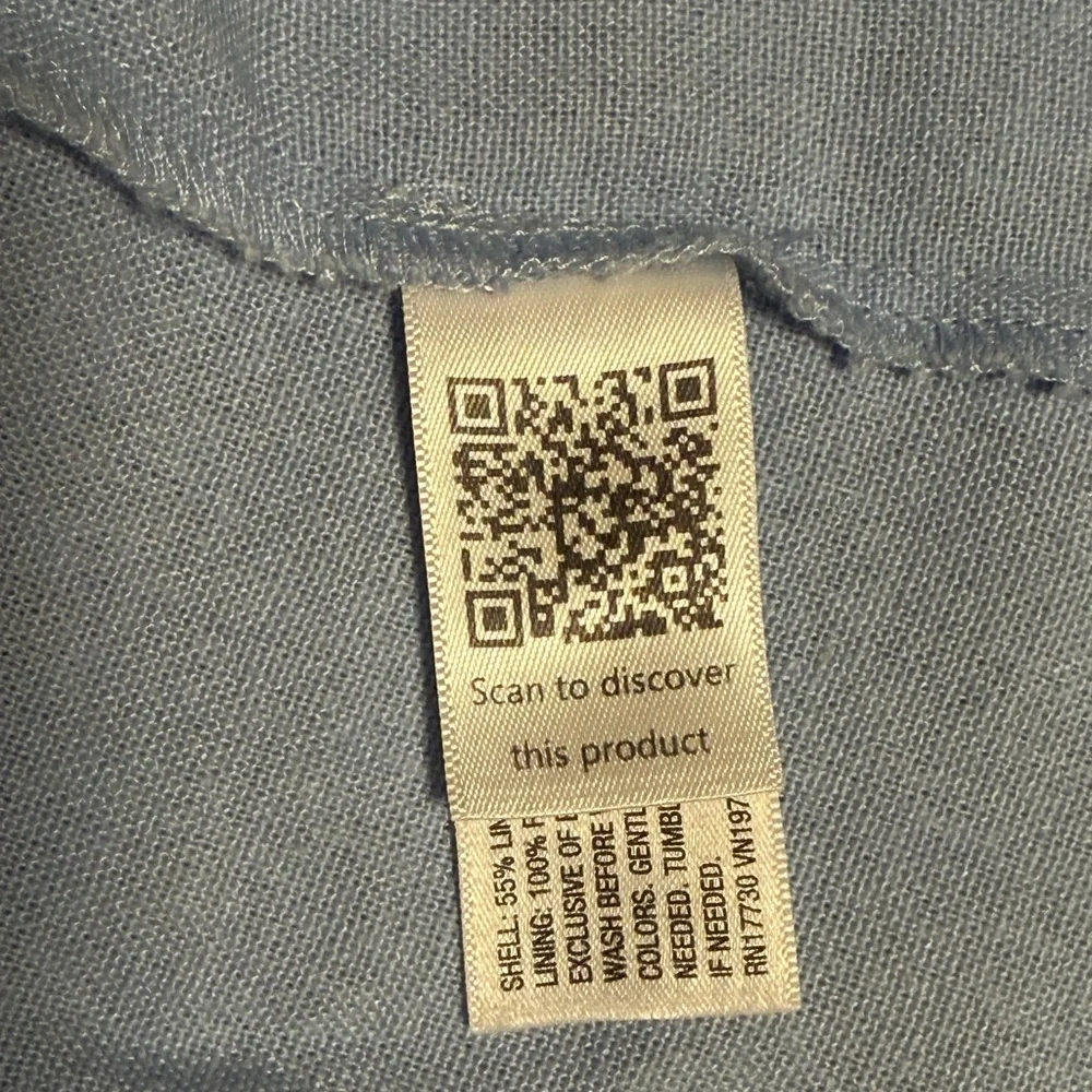 Strapless Light Blue Dress Large - Picture 8 of 8